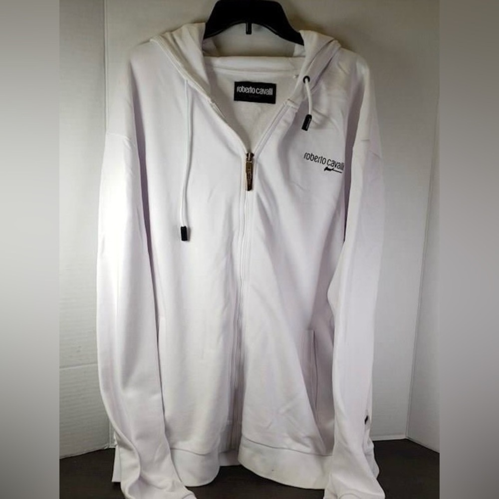 ROBERTO CAVALLI FULLZIP HOODIE MENS XXL